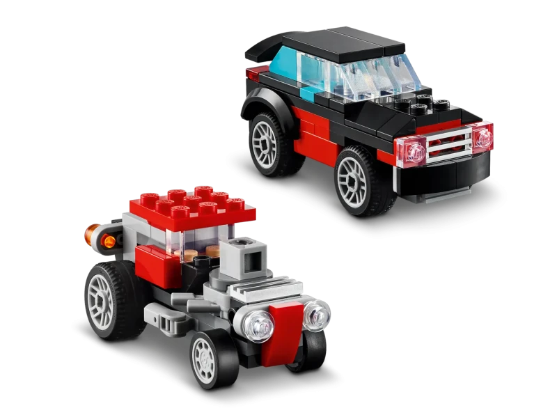 Lego Ciężarówka z platformą i helikopterem 31146