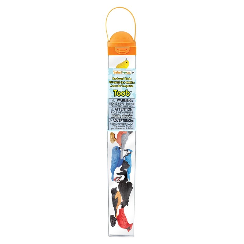 Ptaki Ogrodowe. Zestaw Figurek w Tubie Safari Ltd.