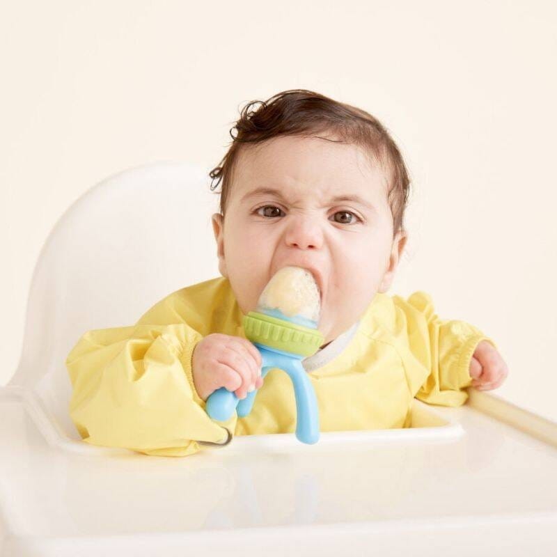 Gryzak silikonowy do pokarmów rózowy - b.box