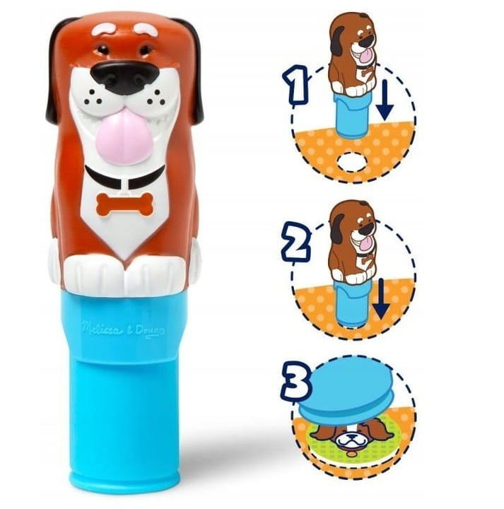 Stempelki z naklejkami Pieski Sticker WOW Melissa & Doug