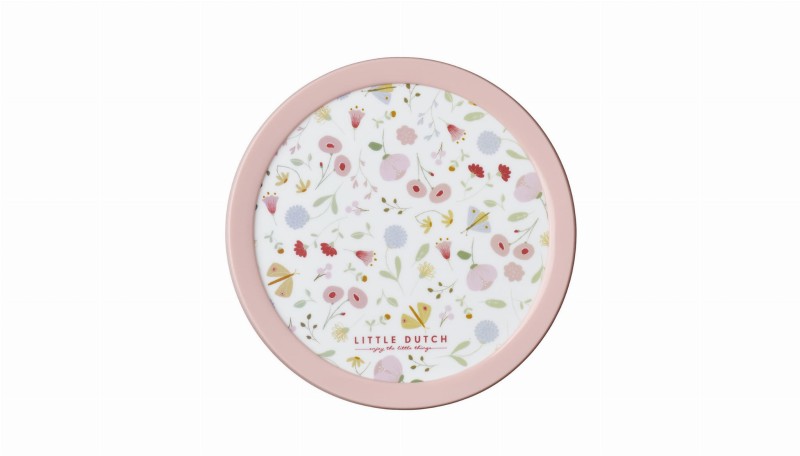 Pojemnik na jedzenie z widelczykiem 300 ml kwiatki Campus Mepal