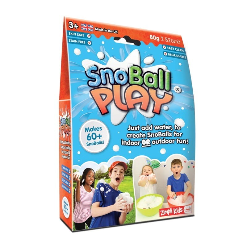 Sztuczny śnieg śnieżki SnoBall Play 4 użycia Zimpli Kids