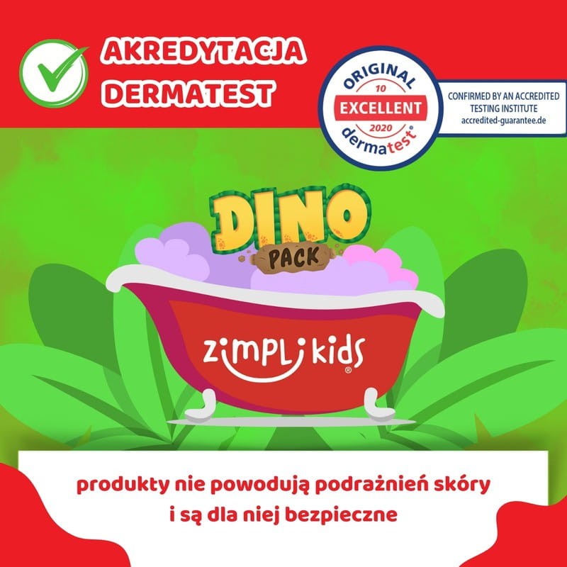 Dinozaury galaretka sensoryczna z tacą i figurkami Gelli Worlds Zimpli