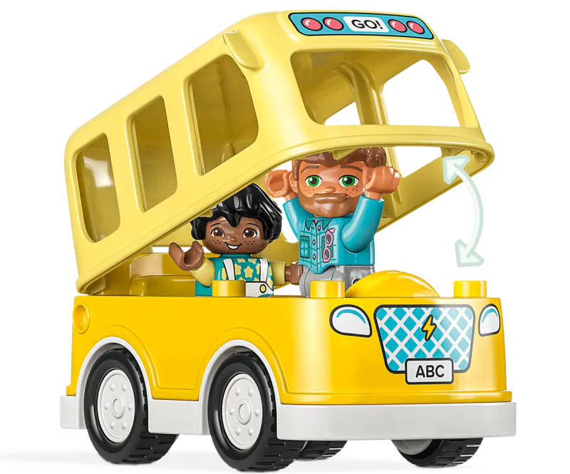 Żółty autobus zestaw klocków Lego Duplo 10988