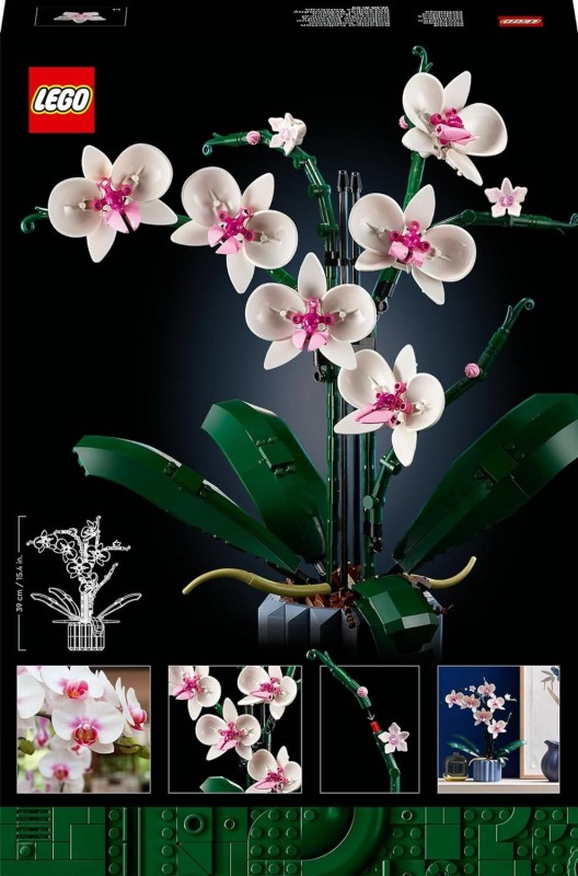 Orchidea kwiaty Lego Icons 10311