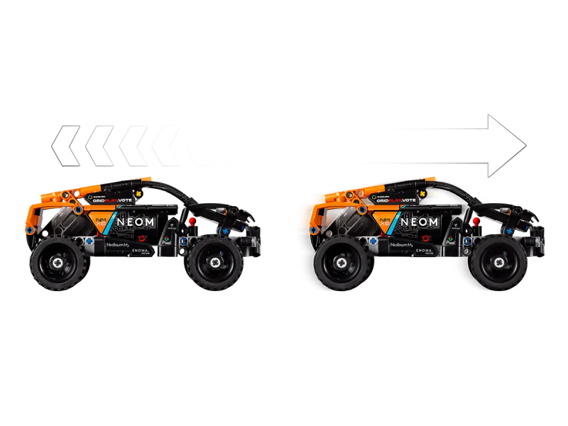 Lego Technic NEOM McLaren Extreme E Race Car 42166 pull-back