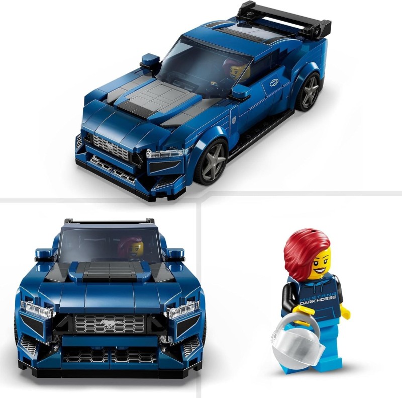 Sportowy Ford Mustang Dark Horse Lego Speed Champions 76920