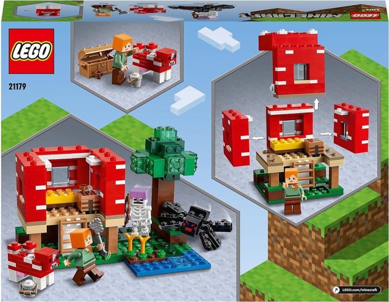 Lego Minecraft Dom w grzybie 21179