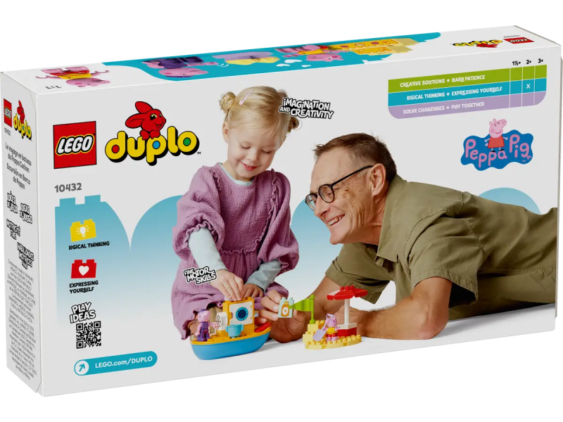 Lego Duplo Świnka Peppa rejs łodzią 10432
