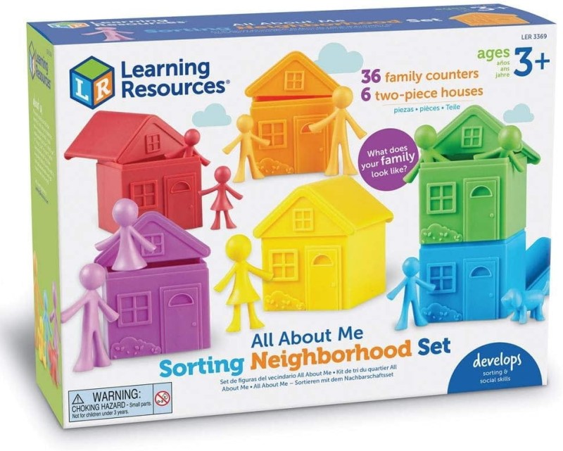 Domki do sortowania sąsiedzi Learning Resources