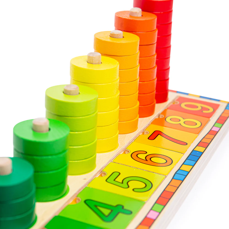 Nauka liczenia sorter kolorów i kształtów Bigjigs Toys