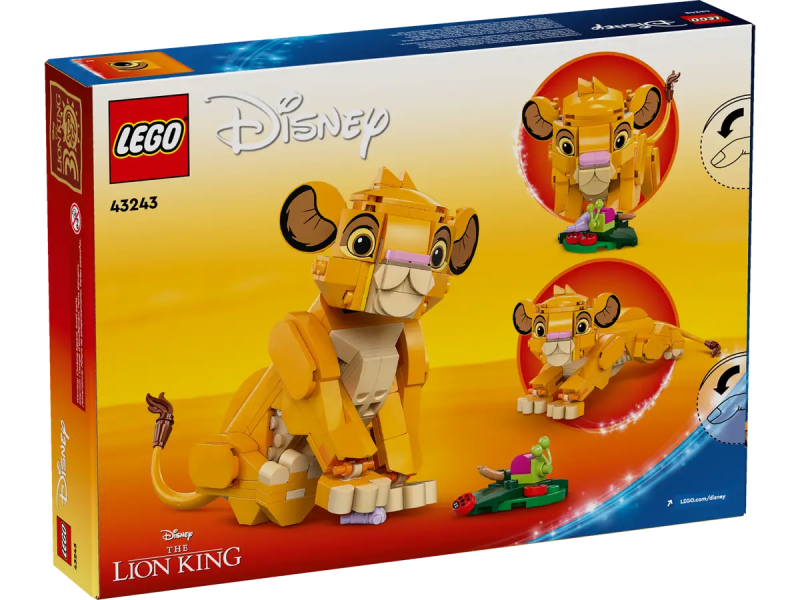 Król Lew lwiątko Simba Lego 43243