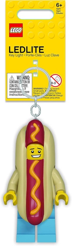 Lego breloczek z latarką człowiek Hot Dog 5005705