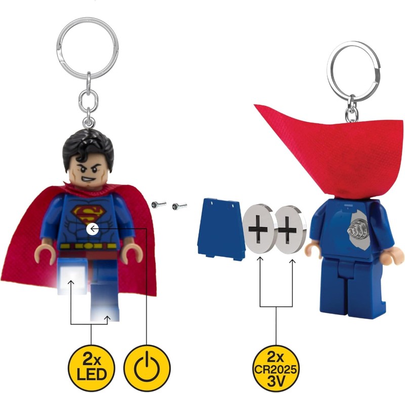 Lego breloczek z latarką Superman LGL-KE39H