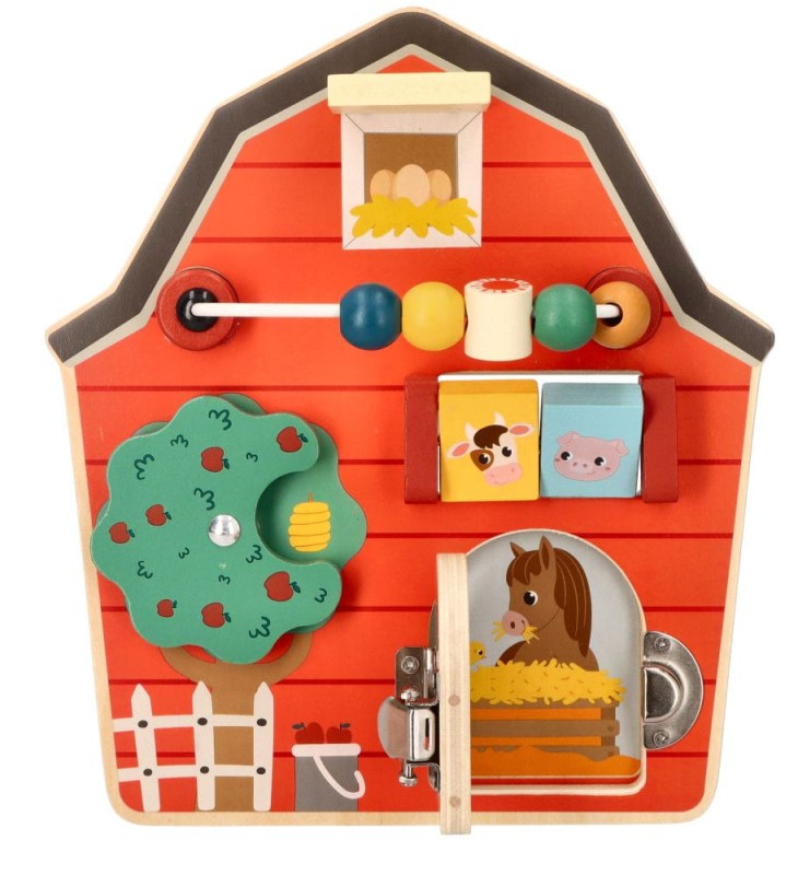 Tablica manipulacyjna Czerwona Farma Adam Toys