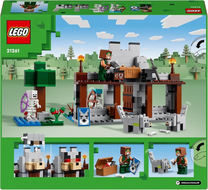Wilcza twierdza Lego Minecraft 21261