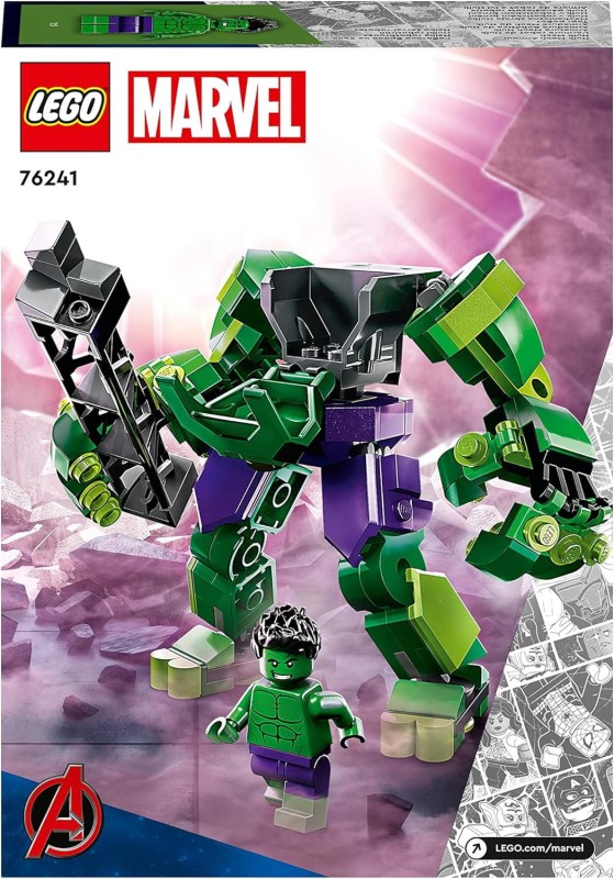 Lego Mechaniczna zbroja Hulka 76241Marvel