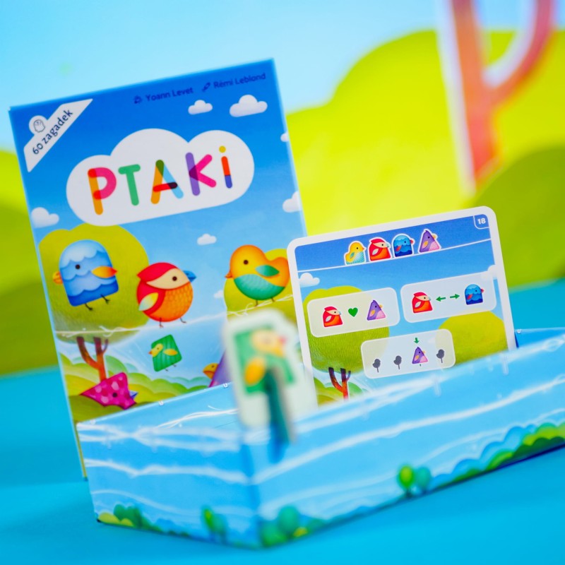 Ptaki: 60 zagadek gra łamigłówka Muduko