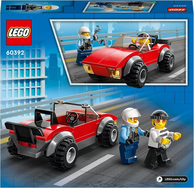 Lego 60392 Motocykl policyjny – pościg za samochodem