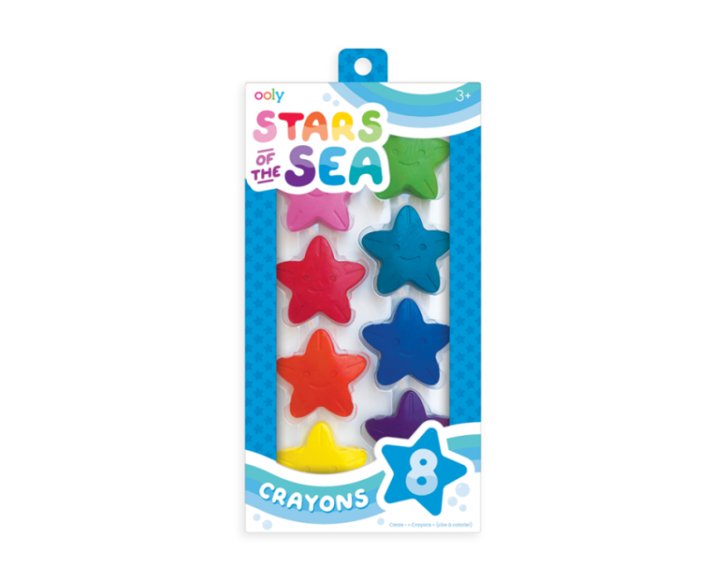 Kredki Gwiazdki Stars Of The Sea 8 szt. - Ooly
