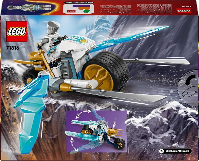 Lego NINJAGO Lodowy motocykl Zane’a 71816