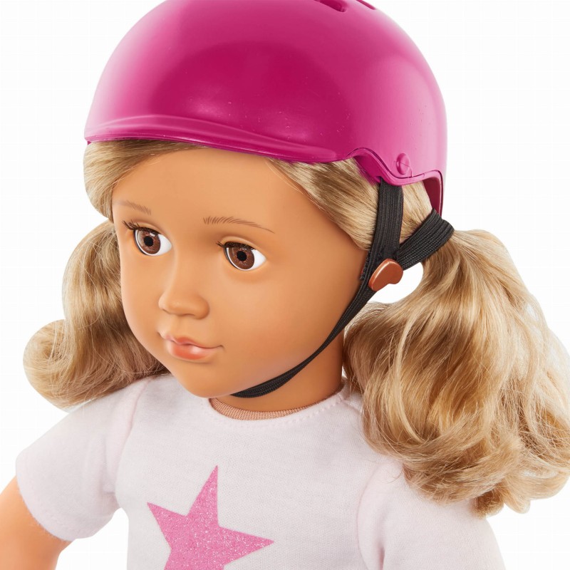 Lalka z deskorolką i kaskiem Ollie 46cm Our Generation