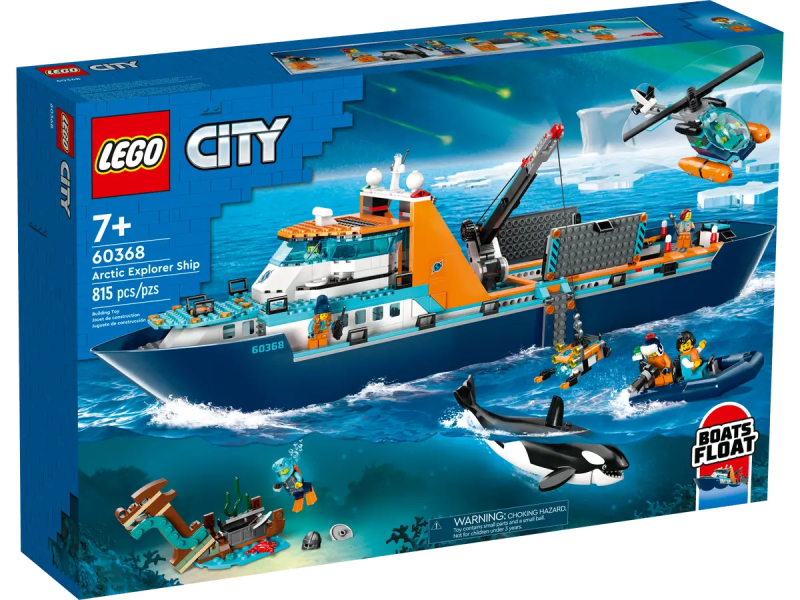 Lego 60368 Łódź badacza Arktyki