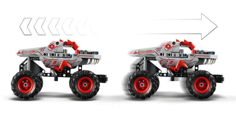 Lego 42200 Monster Jam ThunderROARus z napędem typu pull-back