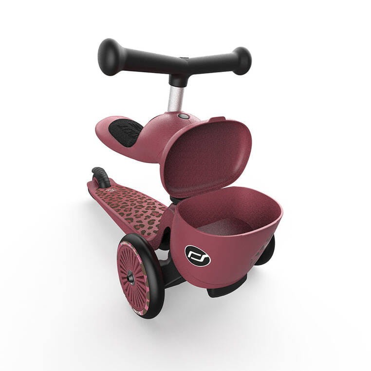 Hulajnoga Jeździk 2w1 ze schowkiem Highwaykick 1 Lifestyle Wildcat Scoot & Ride