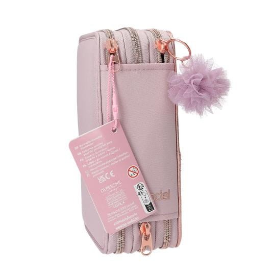 TOPModel Piórnik  z wyposażeniem 3-częściowy brokatowy Viva Violet