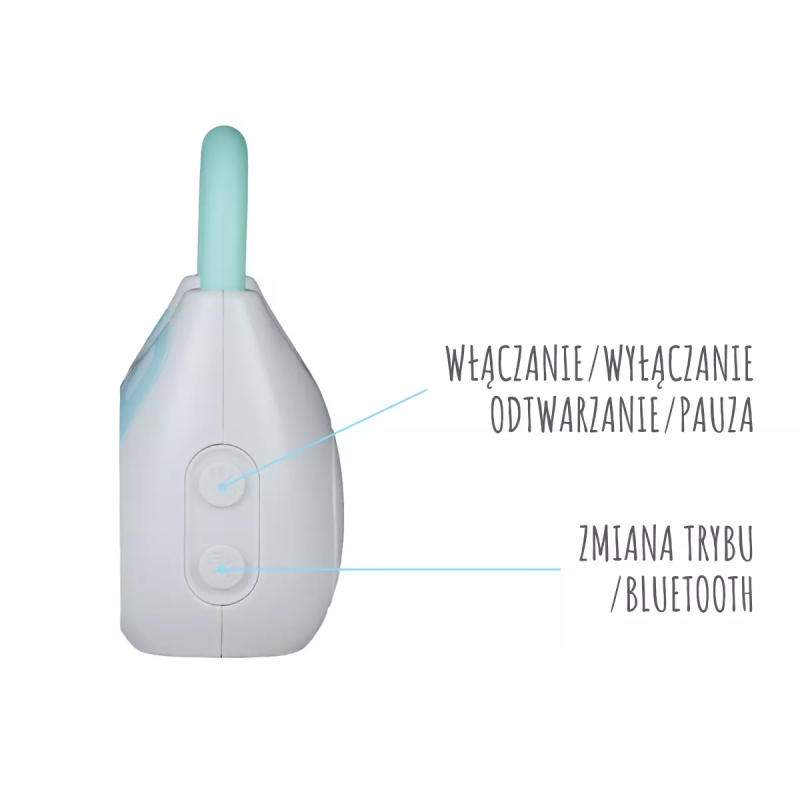 Alilo głośnik Bluetooth Pocket Bunny K1niebieski