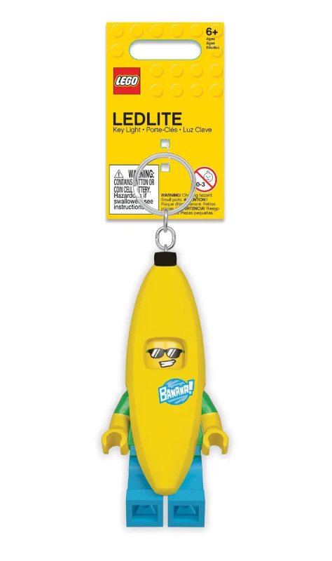 Lego breloczek z latarką człowiek Banan 5005706