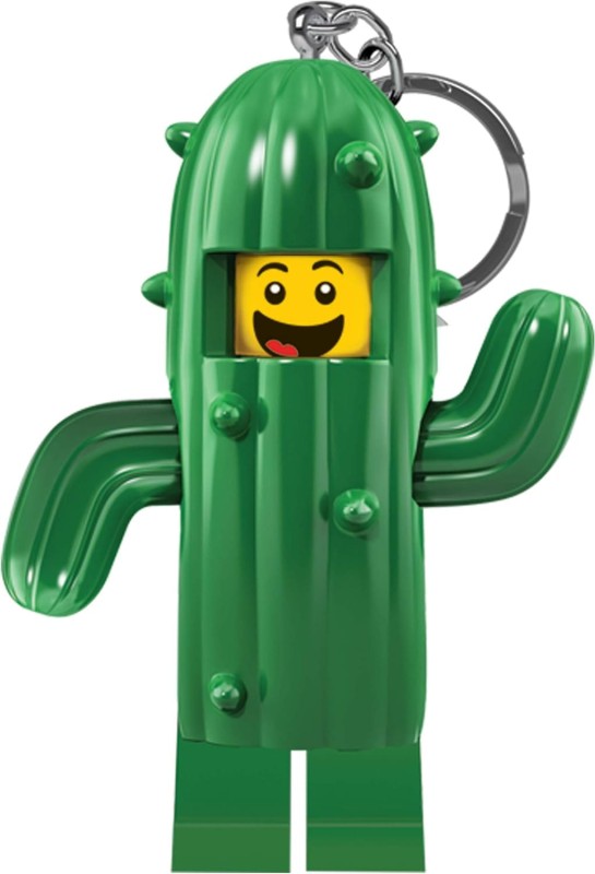 Lego breloczek z latarką człowiek kaktus