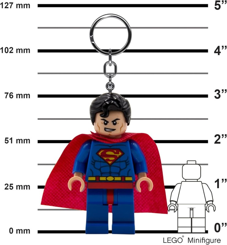 Lego breloczek z latarką Superman LGL-KE39H