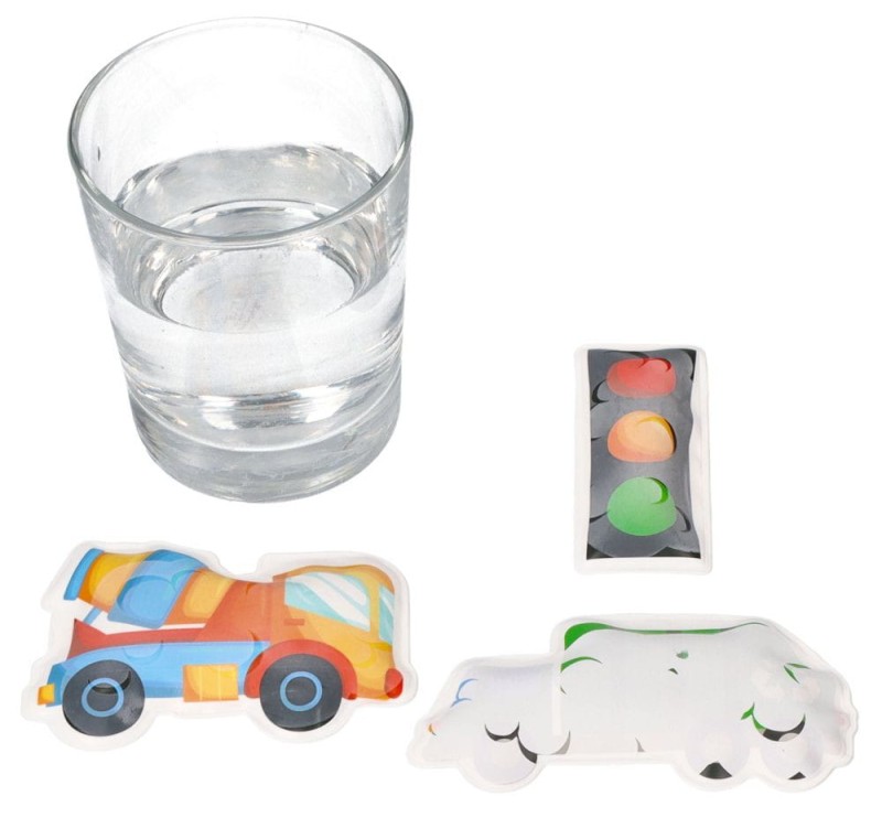 Naklejki do wanny zmieniające kolor pojazdy Buddy & Barney