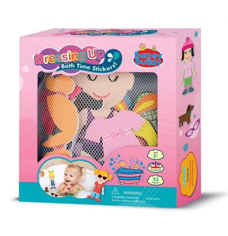Naklejki z pianki do wanny Ubieranki - Buddy & Barney