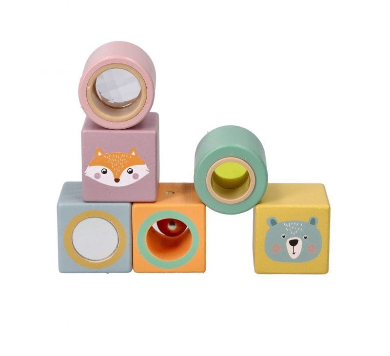 Drewniane Klocki Sensoryczne - Adam Toys