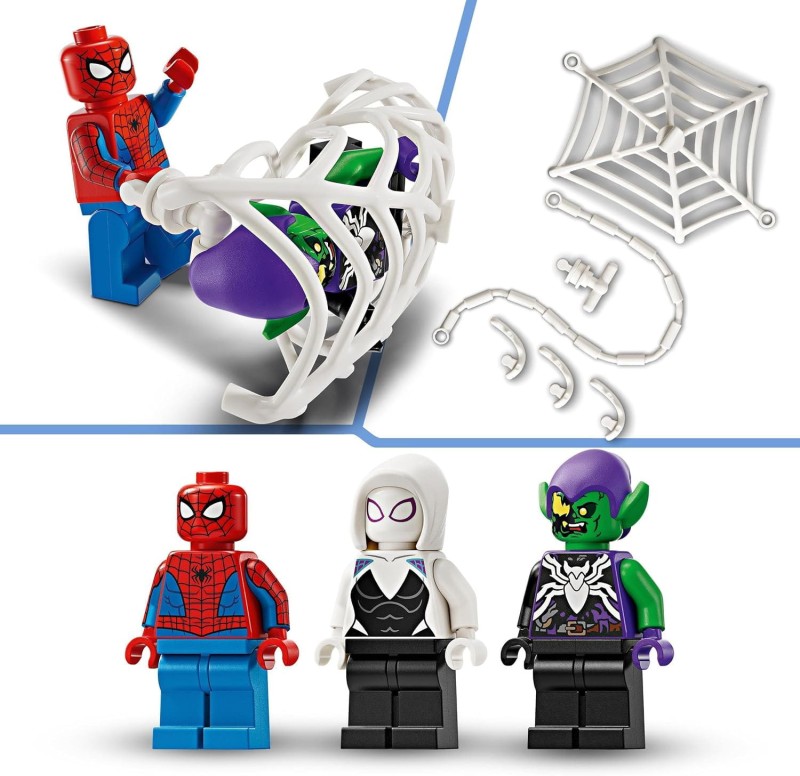 Wyścigówka Spider-Mana i Zielony Goblin Lego Marvel 76279