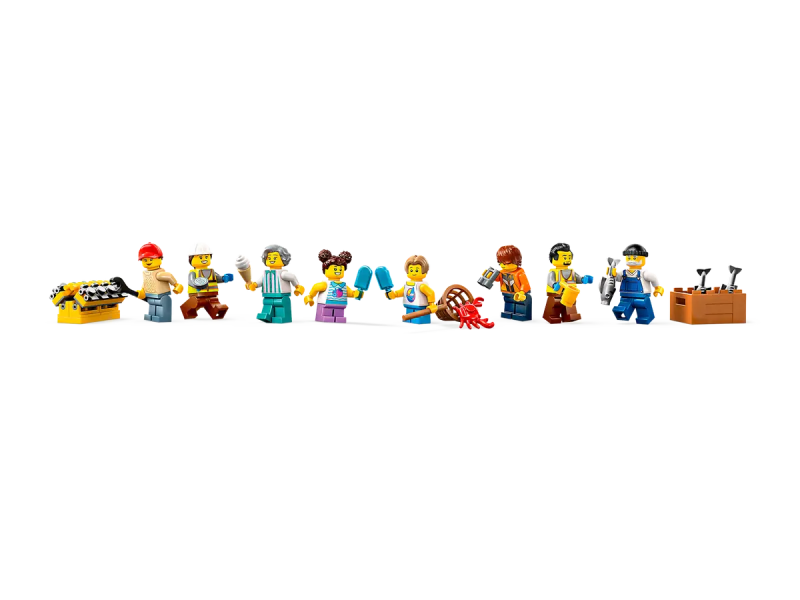 Lego 60422 Nadmorski port ze statkiem towarowym