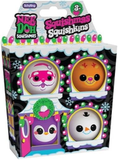Gniotki sensoryczne zimowe 4 szt. Squishmas Squish Schylling