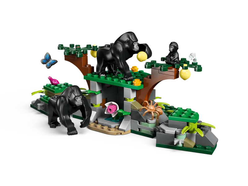 Lego 60437 Helikopter badaczy dżungli w bazie