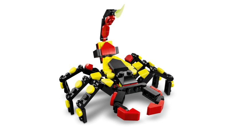 Lego Creator Dzikie zwierzęta: niezwykły pająk skorpion wąż 31159