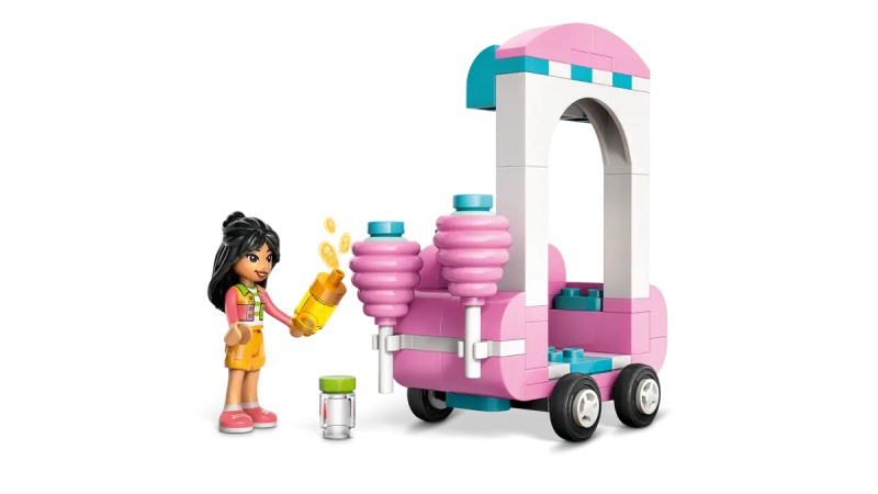 Lego Friends 42643 Stoisko z watą cukrową i skuter