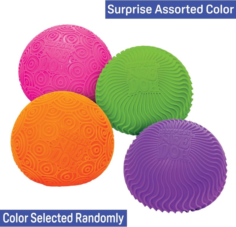 Gigantyczny gniotek piłka różowy Super Needoh Ripples Schylling