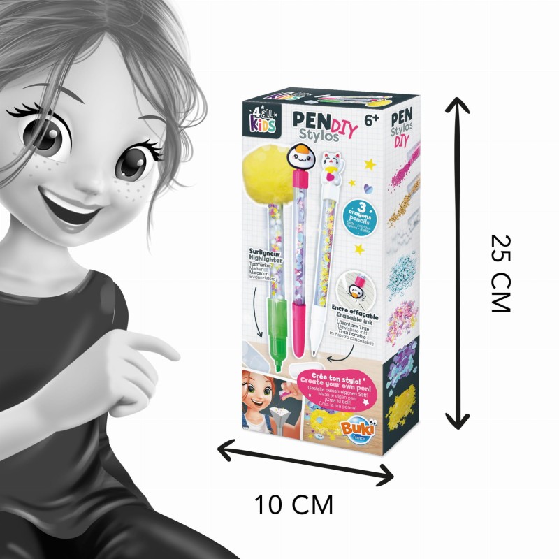 Mini fabryka długopisów DiY długopisy i mazak KAWAI Buki France