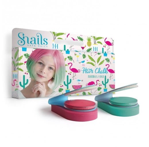 Zmywalna kreda do włosów Hair Chalk Flamingo - Snails