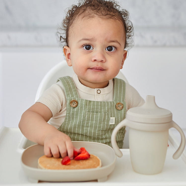 b.box talerzyk z przyssawką 2w1 beżowy