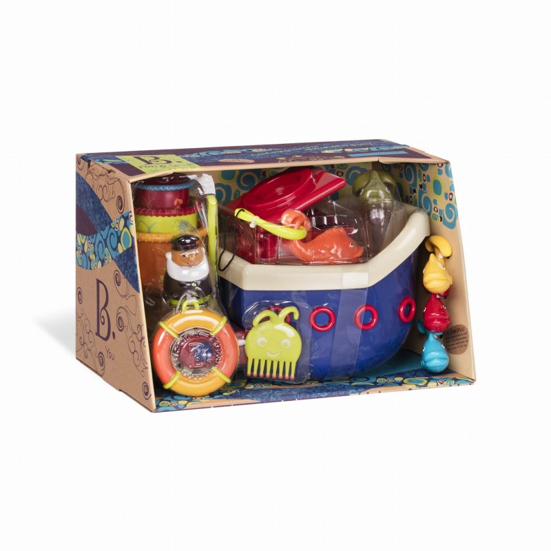 B.toys - zestaw do kąpieli statek z akcesoriami Fish&Splish