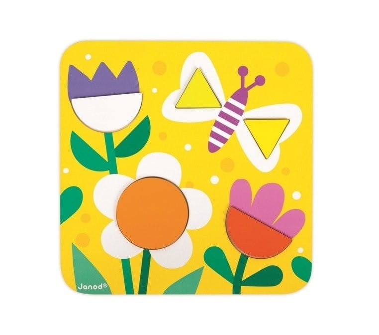 Układanka Drewniana Poznaję Kształty Figury - Janod