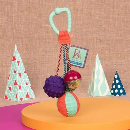 Gryzak z Piłeczkami Sensorycznymi Sounds So Squeezy - b.toys
